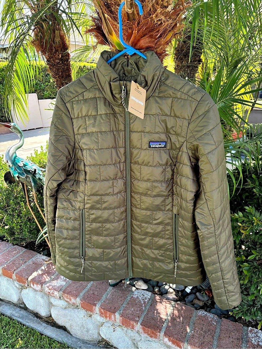 Patagonia Women’s 130Nano Puff Jacket Quilted Green Medium
